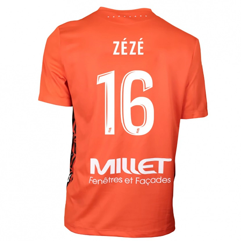 Danxen Uomo Yanel Zézé #16 Maglia Gara Portiere Arancione Bianco 2025/26 Maglietta
