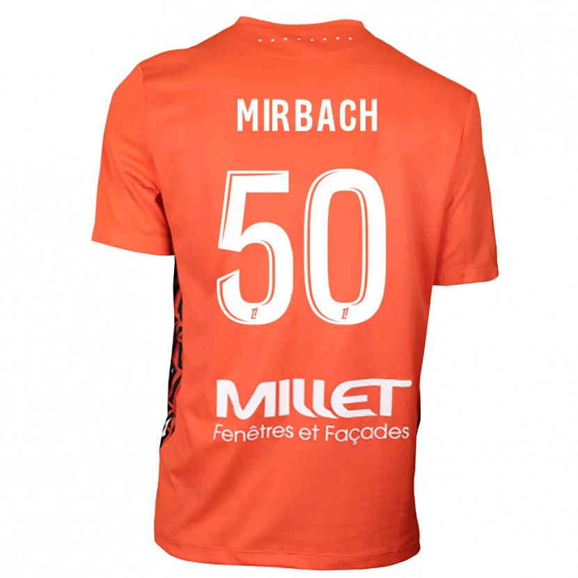Danxen Uomo Alexis Mirbach #50 Maglia Gara Portiere Arancione Bianco 2025/26 Maglietta