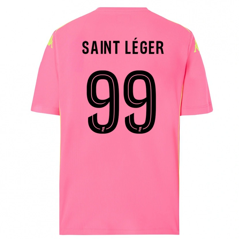 Danxen Uomo Maureen Saint Léger #99 Maglia Gara Portiere Rosa Shocking Nero 2025/26 Maglietta