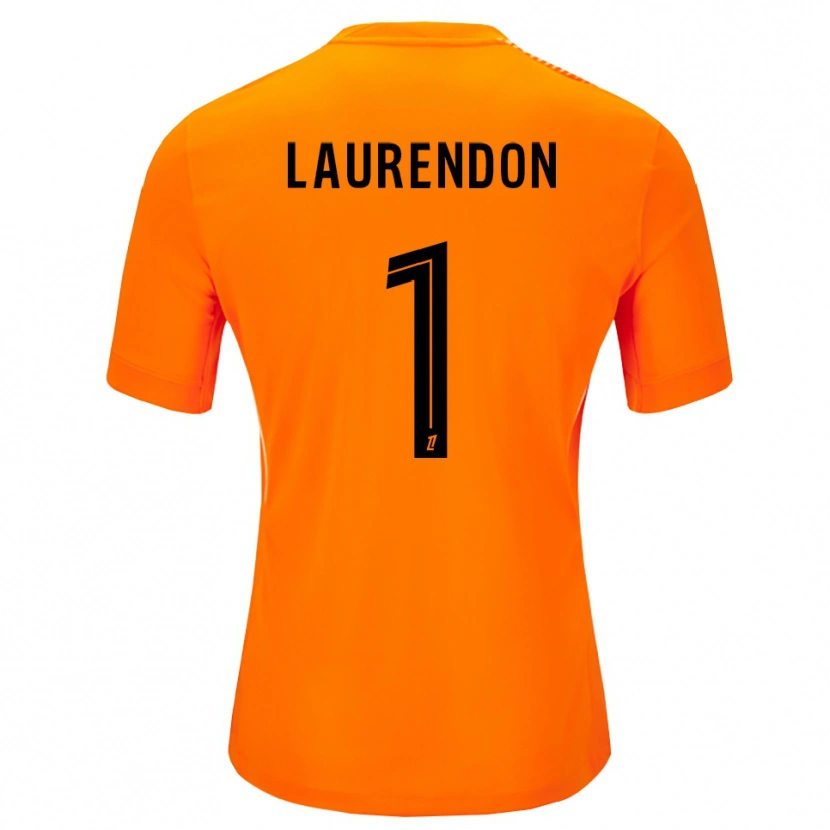 Danxen Uomo Bilal Laurendon #1 Maglia Gara Portiere Arancione Nero 2025/26 Maglietta