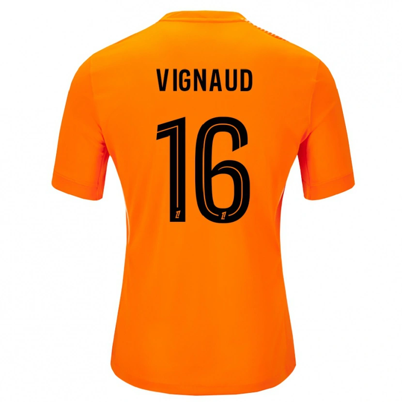 Danxen Uomo Arthur Vignaud #16 Maglia Gara Portiere Arancione Nero 2025/26 Maglietta