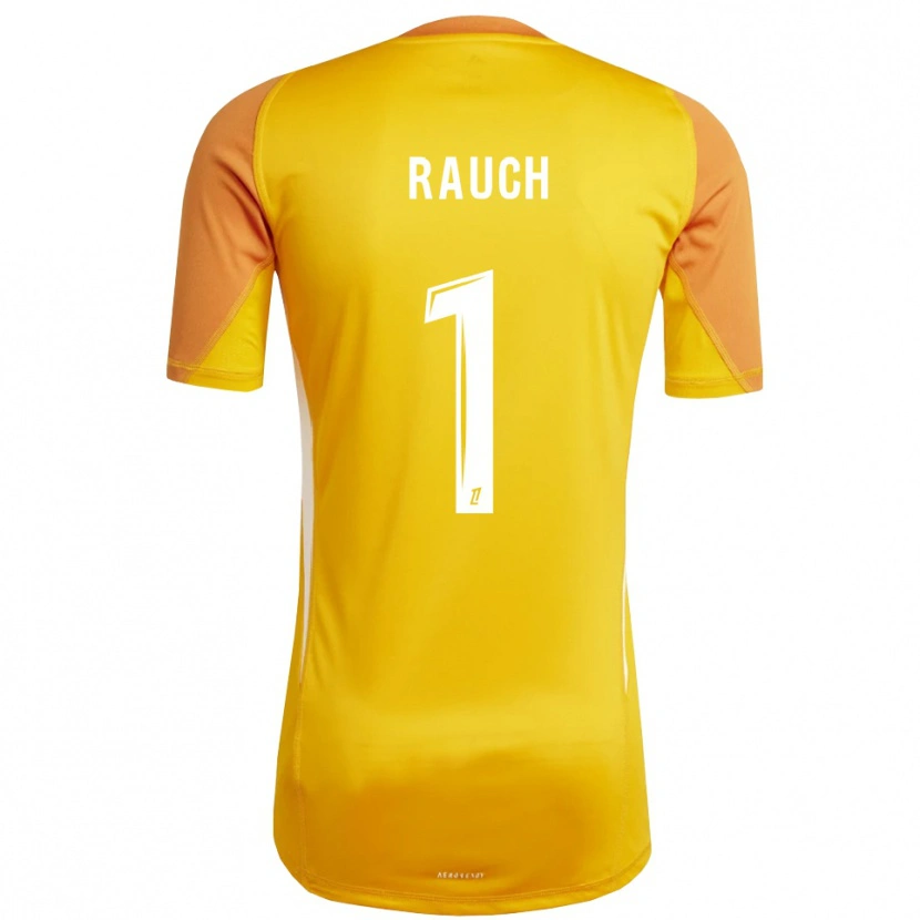 Danxen Uomo Hugo Rauch #1 Maglia Gara Portiere Arancione Bianco 2025/26 Maglietta