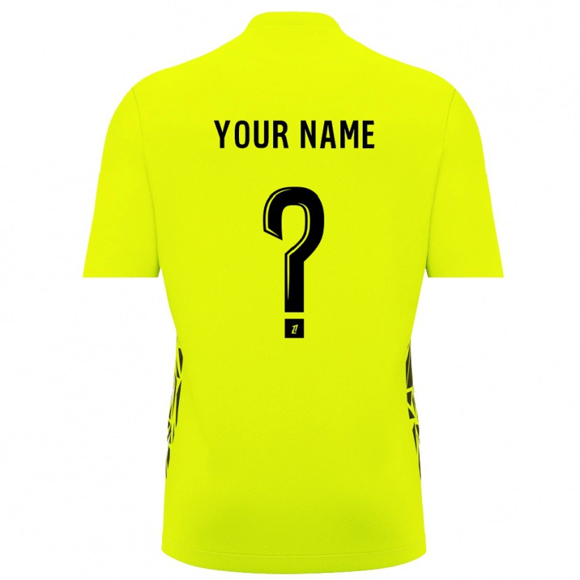 Danxen Uomo AJ Auxerre Maglia Gara Portiere Verde Fluorescente 2025/26 Maglietta