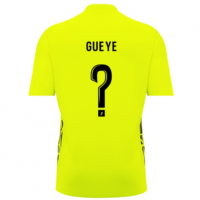 Danxen Uomo Khady Gueye #0 Maglia Gara Portiere Verde Fluorescente 2025/26 Maglietta