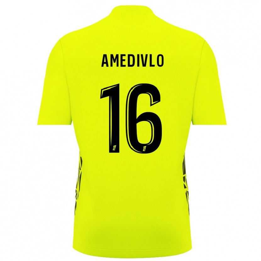 Danxen Uomo Rayann Amedivlo #16 Maglia Gara Portiere Verde Fluorescente 2025/26 Maglietta