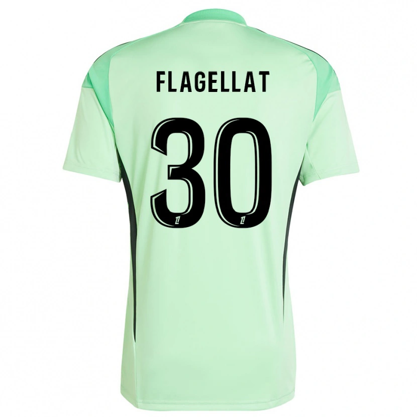 Danxen Uomo Alizée Flagellat #30 Maglia Gara Portiere Verde Chiaro Nero 2025/26 Maglietta