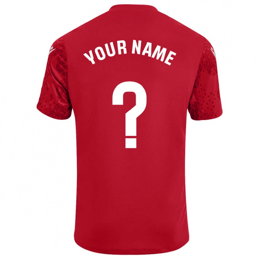 Danxen Uomo Cadiz CF Maglia Gara Portiere Rosso Bianco 2025/26 Maglietta