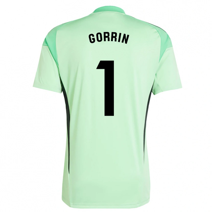 Danxen Uomo Ale Gorrin #1 Maglia Gara Portiere Verde Chiaro Nero 2025/26 Maglietta