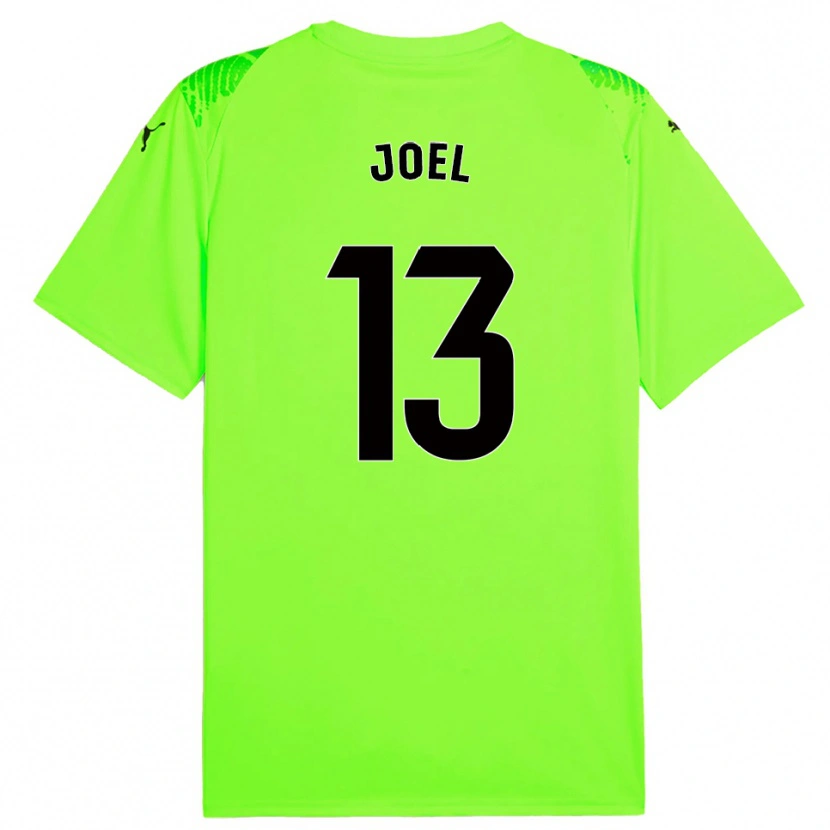 Danxen Uomo Christian Joel #13 Maglia Gara Portiere Verde Prato 2025/26 Maglietta