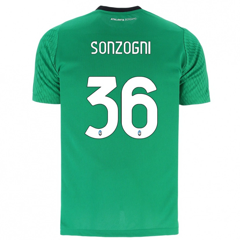 Danxen Uomo Mattia Sonzogni #36 Maglia Gara Portiere Verde Smeraldo 2025/26 Maglietta