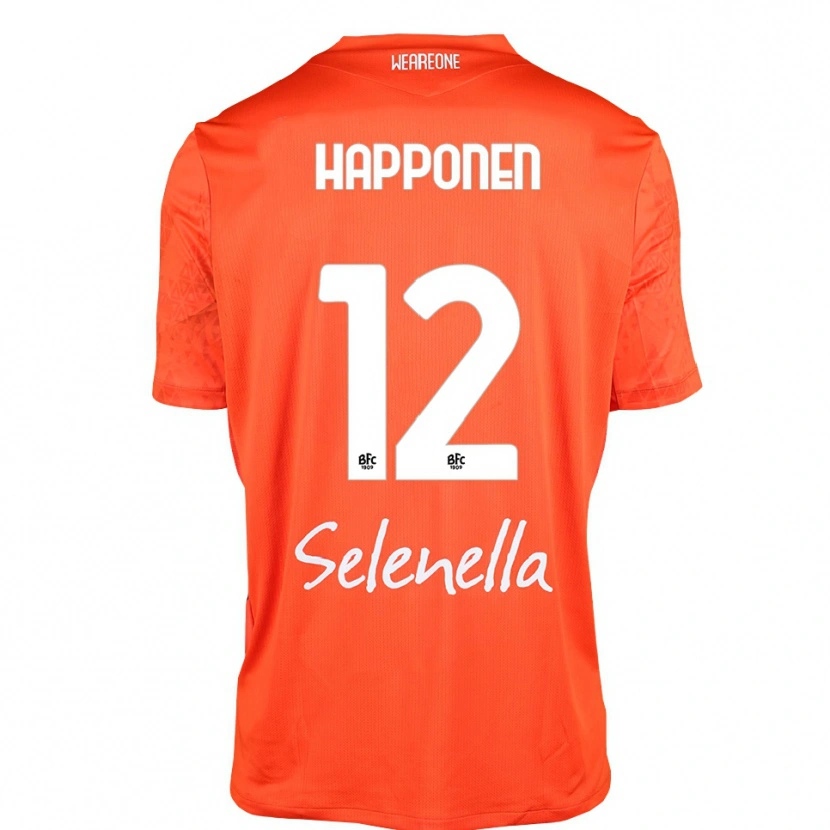 Danxen Uomo Ukko Happonen #12 Maglia Gara Portiere Arancione Nero Bianco 2025/26 Maglietta