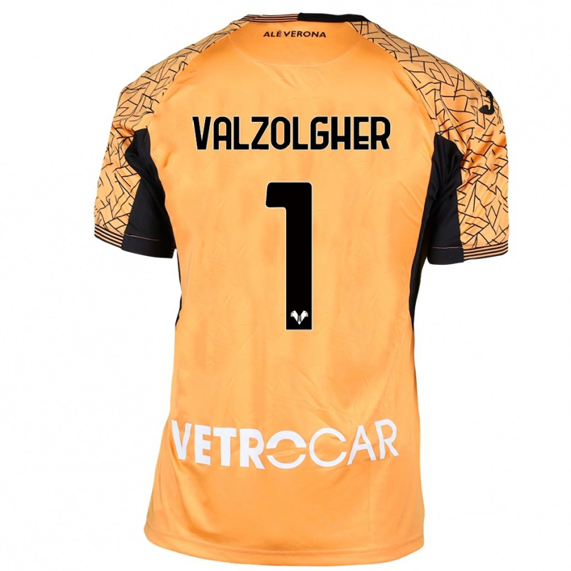 Danxen Uomo Chiara Valzolgher #1 Maglia Gara Portiere Arancione Nero Bianco 2025/26 Maglietta