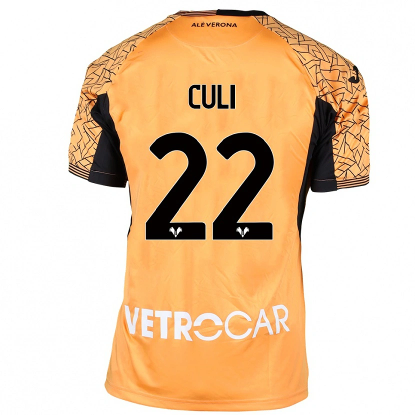 Danxen Uomo Daniel Culi #22 Maglia Gara Portiere Arancione Nero Bianco 2025/26 Maglietta