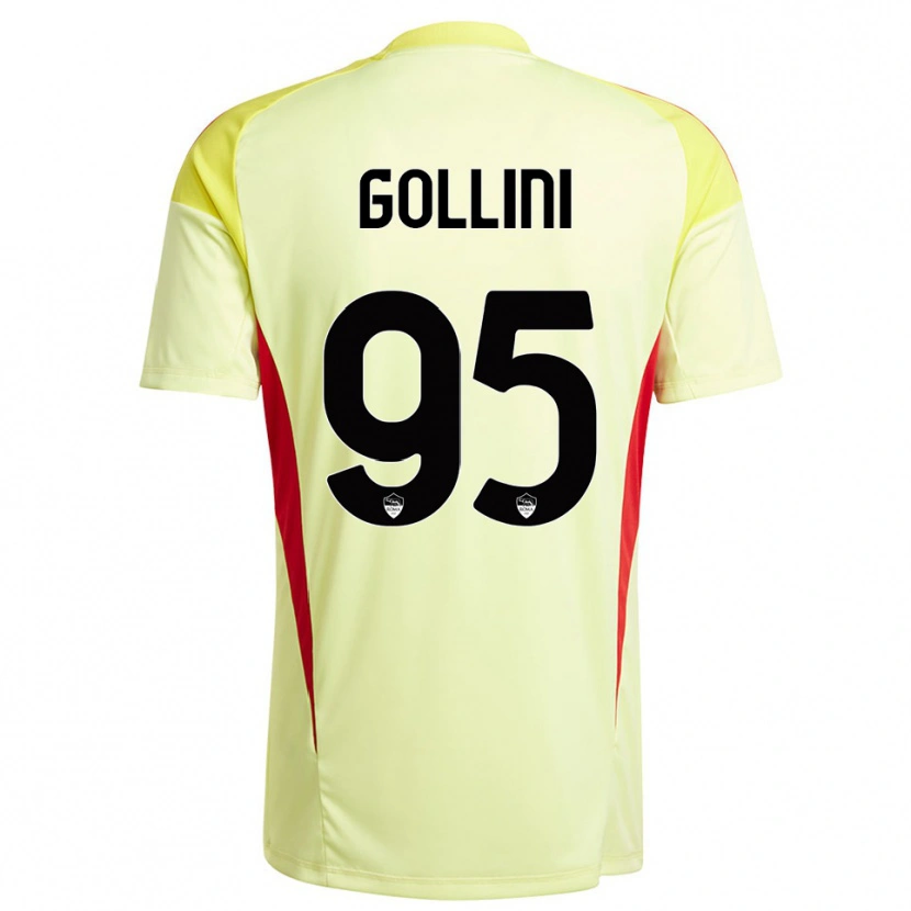 Danxen Uomo Pierluigi Gollini #95 Maglia Gara Portiere Giallo Chiaro Arancione 2025/26 Maglietta