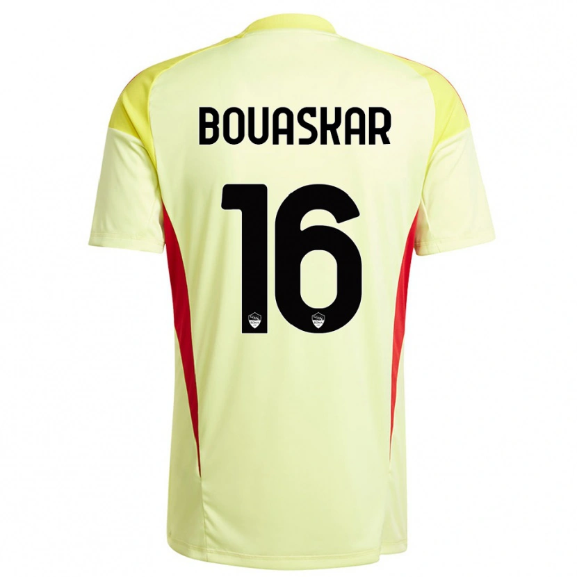 Danxen Uomo Slim Bouaskar #16 Maglia Gara Portiere Giallo Chiaro Arancione 2025/26 Maglietta