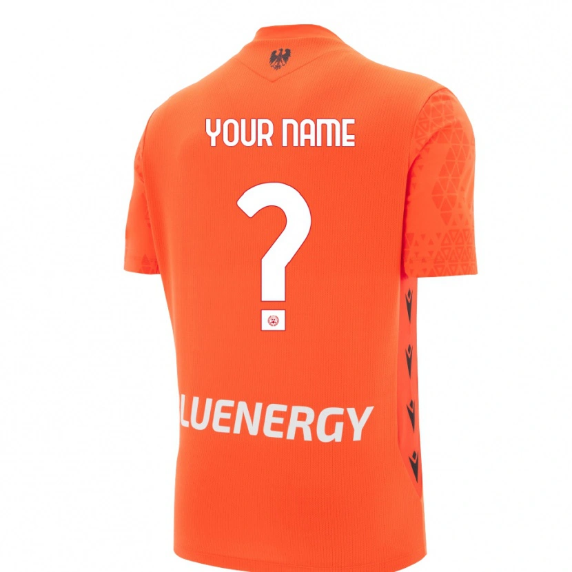 Danxen Uomo Udinese Calcio Maglia Gara Portiere Arancione Rosso Nero 2025/26 Maglietta