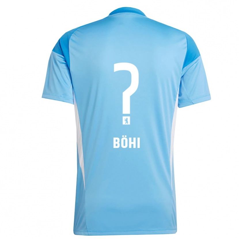 Danxen Uomo Nadine Böhi #0 Maglia Gara Portiere Blu Nero 2025/26 Maglietta