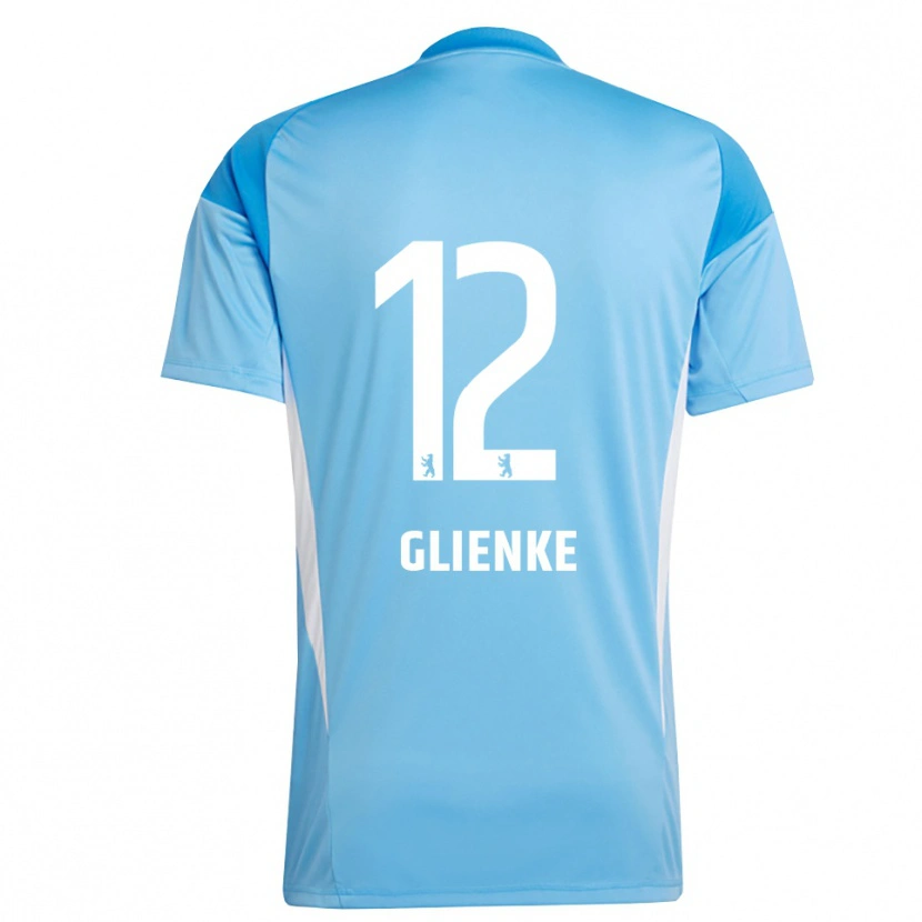 Danxen Uomo Niklas Glienke #12 Maglia Gara Portiere Blu Nero 2025/26 Maglietta