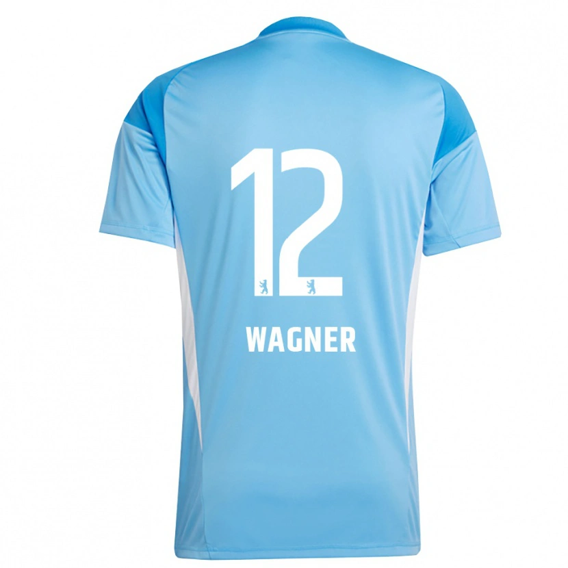 Danxen Uomo Melanie Wagner #12 Maglia Gara Portiere Blu Nero 2025/26 Maglietta