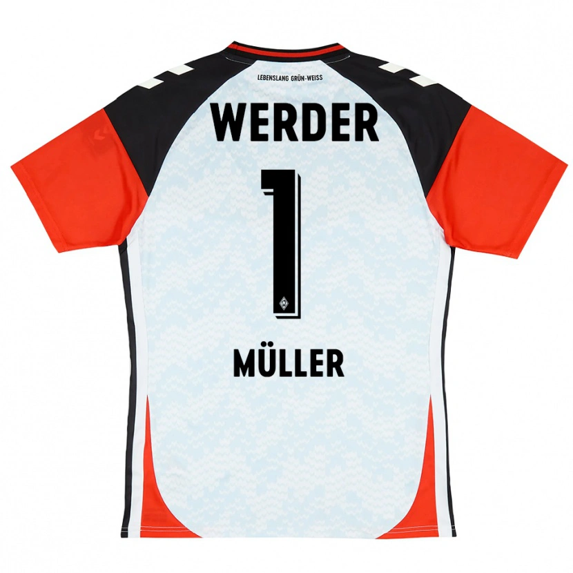 Danxen Uomo Vincent Müller #1 Maglia Gara Portiere Nero Rosso Giallo 2025/26 Maglietta