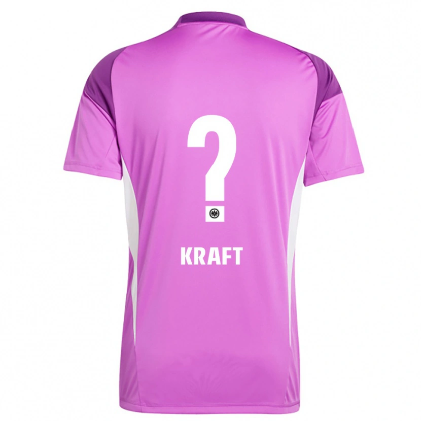 Danxen Uomo Nico Kraft #0 Maglia Gara Portiere Lilla Bianco 2025/26 Maglietta