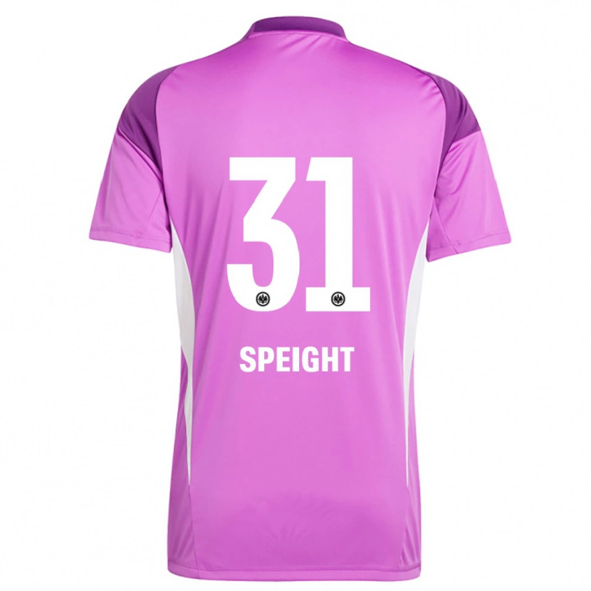 Danxen Uomo Benjamin Speight #31 Maglia Gara Portiere Lilla Bianco 2025/26 Maglietta