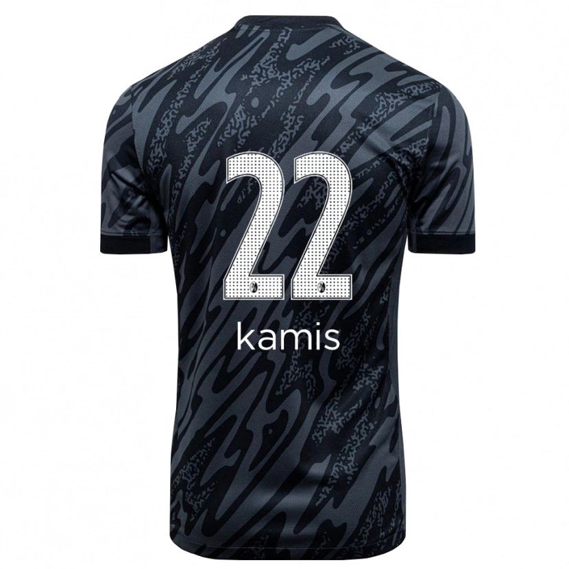 Danxen Uomo Marcel Kamis #22 Maglia Gara Portiere Nero Bianco 2025/26 Maglietta