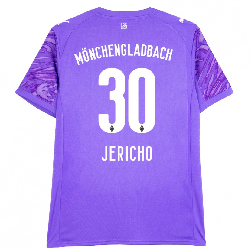 Danxen Uomo Aidan Jericho #30 Maglia Gara Portiere Lilla Bianco 2025/26 Maglietta