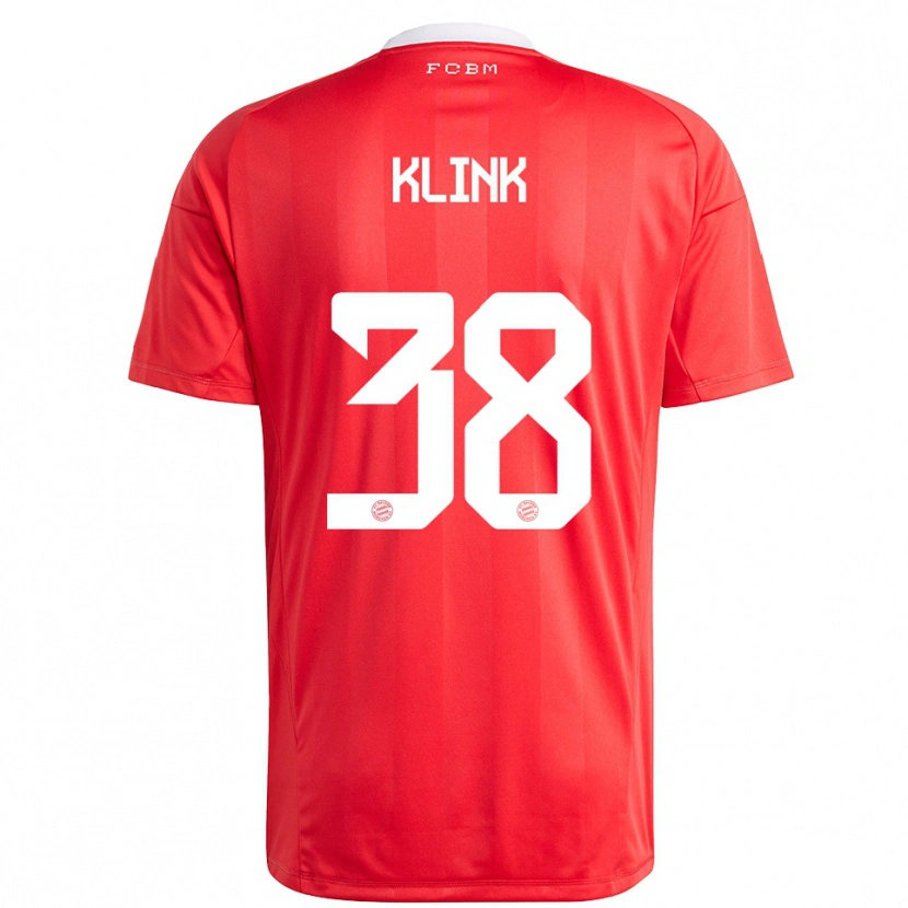 Danxen Uomo Anna Klink #38 Maglia Gara Portiere Rosso Bianco 2025/26 Maglietta