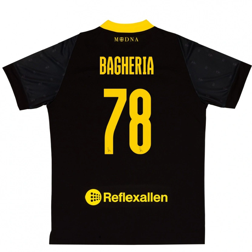 Danxen Uomo Fabrizio Bagheria #78 Maglia Gara Portiere Giallo Nero 2025/26 Maglietta