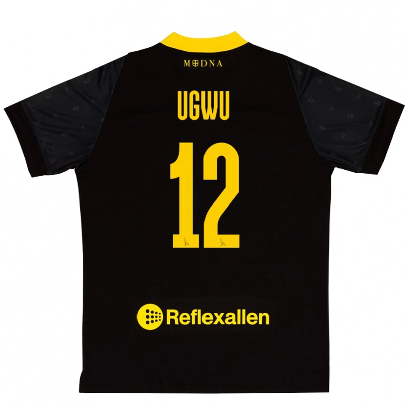Danxen Uomo Ferdinand Ugwu #12 Maglia Gara Portiere Giallo Nero 2025/26 Maglietta