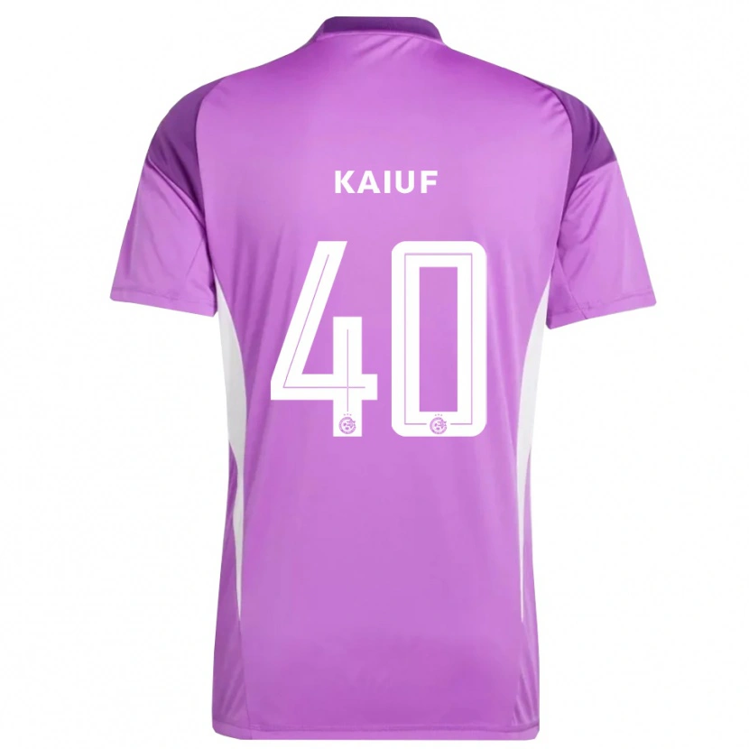 Danxen Uomo Sharif Kaiuf #40 Maglia Gara Portiere Lilla Viola 2025/26 Maglietta