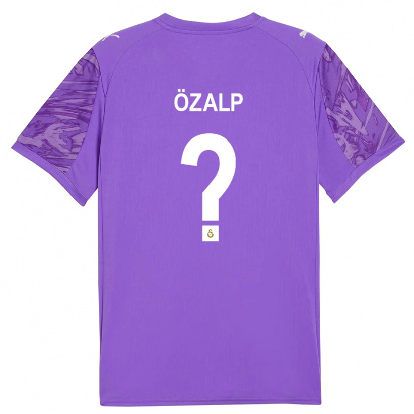 Danxen Uomo Hamza Özalp #0 Maglia Gara Portiere Viola Bianco 2025/26 Maglietta