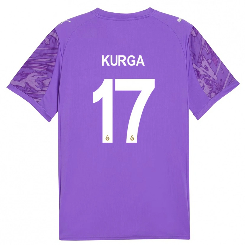 Danxen Uomo Handan Kurğa #17 Maglia Gara Portiere Viola Bianco 2025/26 Maglietta