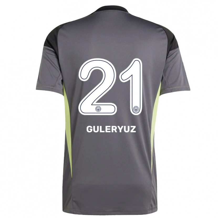 Danxen Uomo Göknur Güleryüz #21 Maglia Gara Portiere Grigio Scuro Nero 2025/26 Maglietta