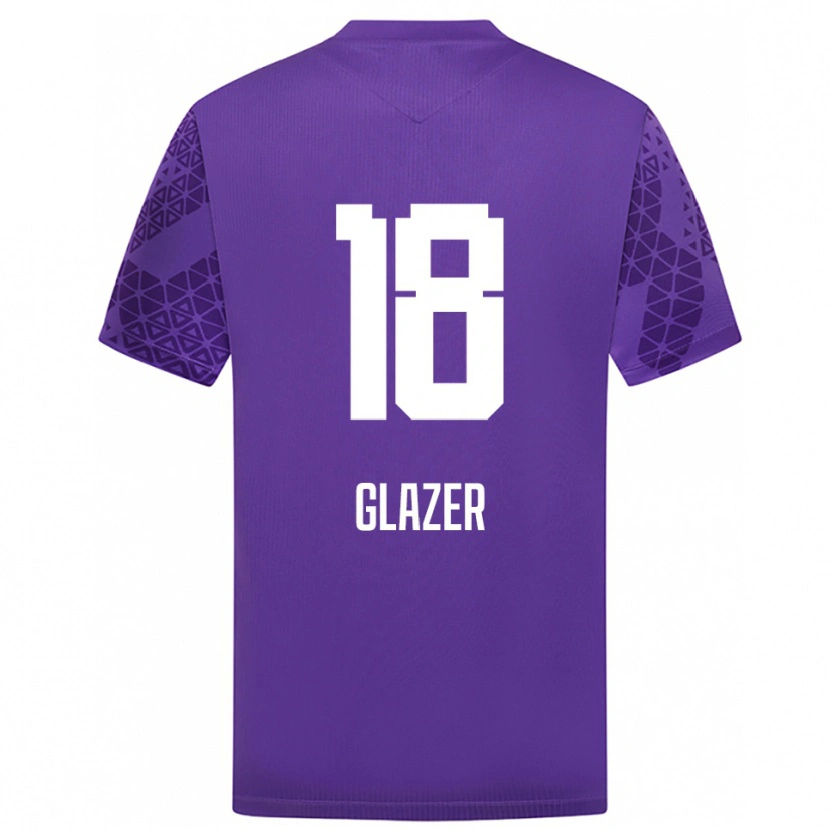 Danxen Uomo Omri Glazer #18 Maglia Gara Portiere Bianco Indaco 2025/26 Maglietta