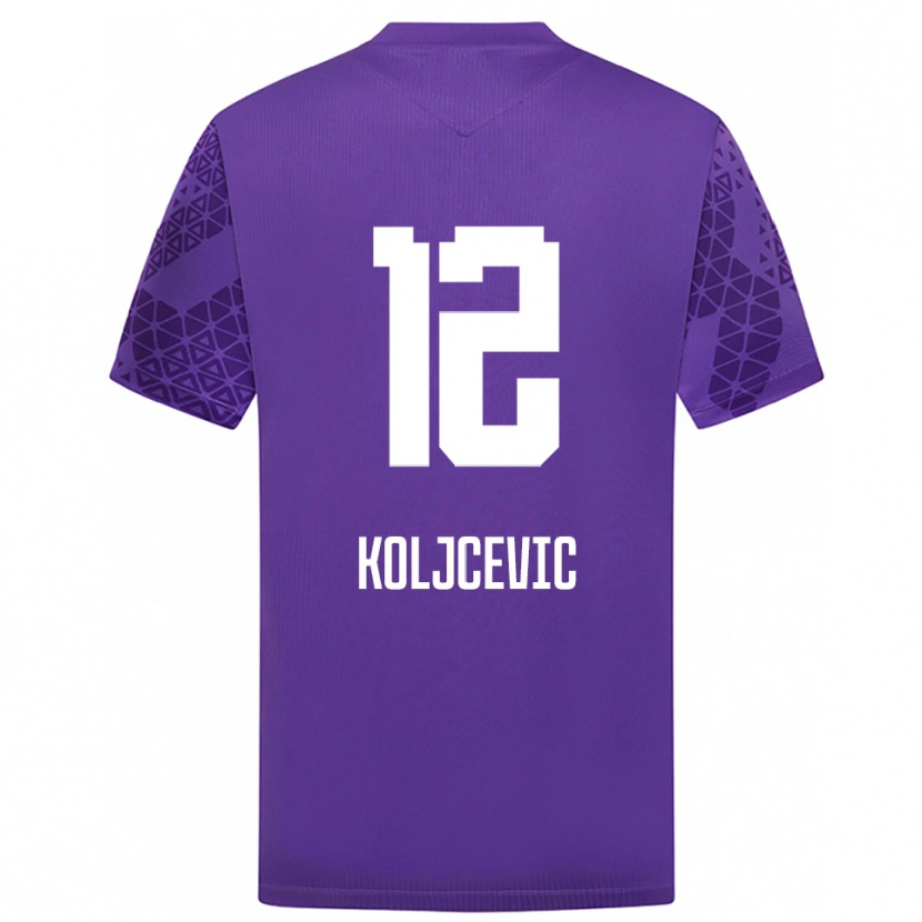 Danxen Uomo Danilo Koljcevic #12 Maglia Gara Portiere Bianco Indaco 2025/26 Maglietta