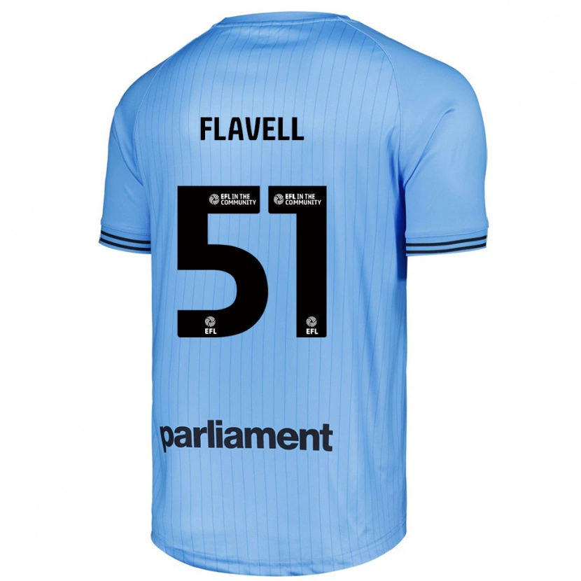 Danxen Donna Kieren Flavell #51 Maglia Gara Portiere Azzurro Cielo Chiaro 2025/26 Maglietta