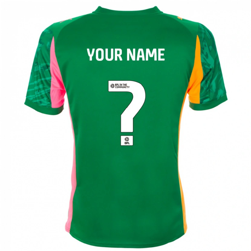 Danxen Donna Blackpool FC Maglia Gara Portiere Arancione Verde 2025/26 Maglietta