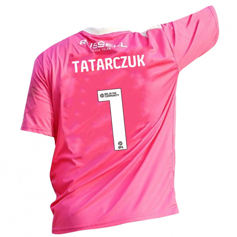 Danxen Donna Olena Tatarczuk #1 Maglia Gara Portiere Rosa Rosa 2025/26 Maglietta