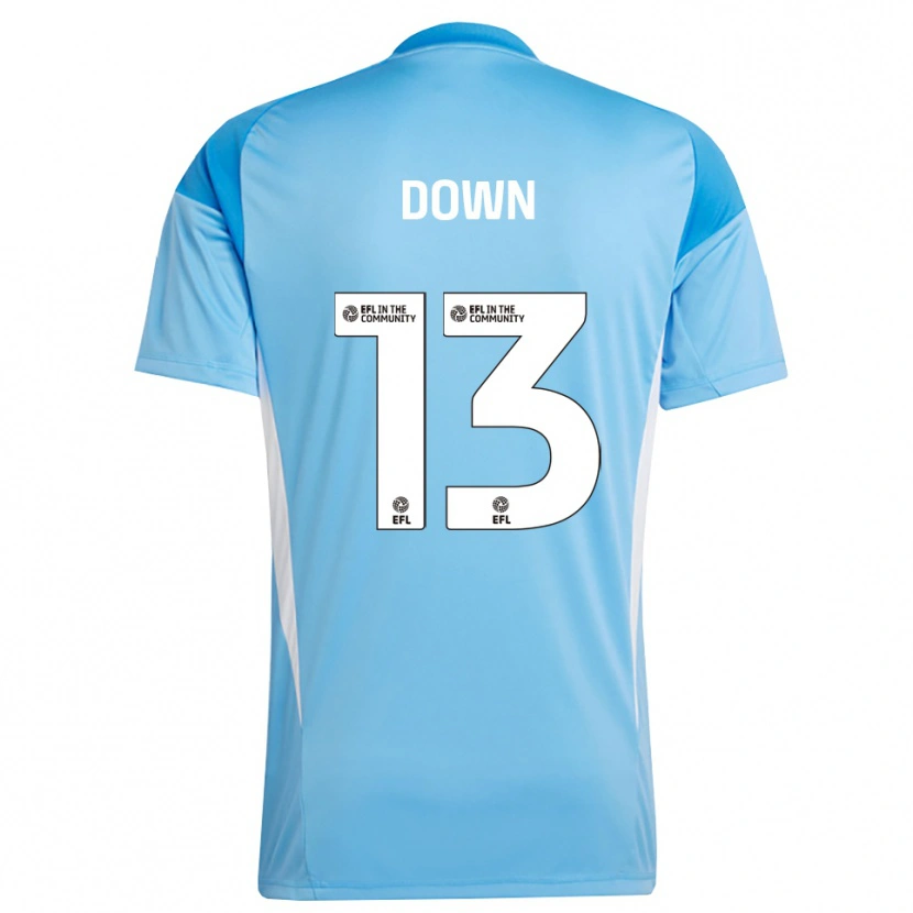 Danxen Donna Sam Down #13 Maglia Gara Portiere Azzurro 2025/26 Maglietta