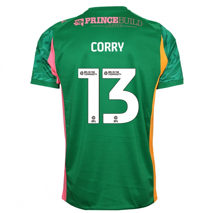 Danxen Donna Neive Corry #13 Maglia Gara Portiere Verde Rosa 2025/26 Maglietta