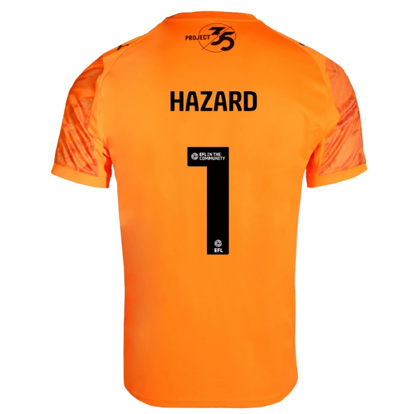 Danxen Donna Conor Hazard #1 Maglia Gara Portiere Nero Arancione 2025/26 Maglietta