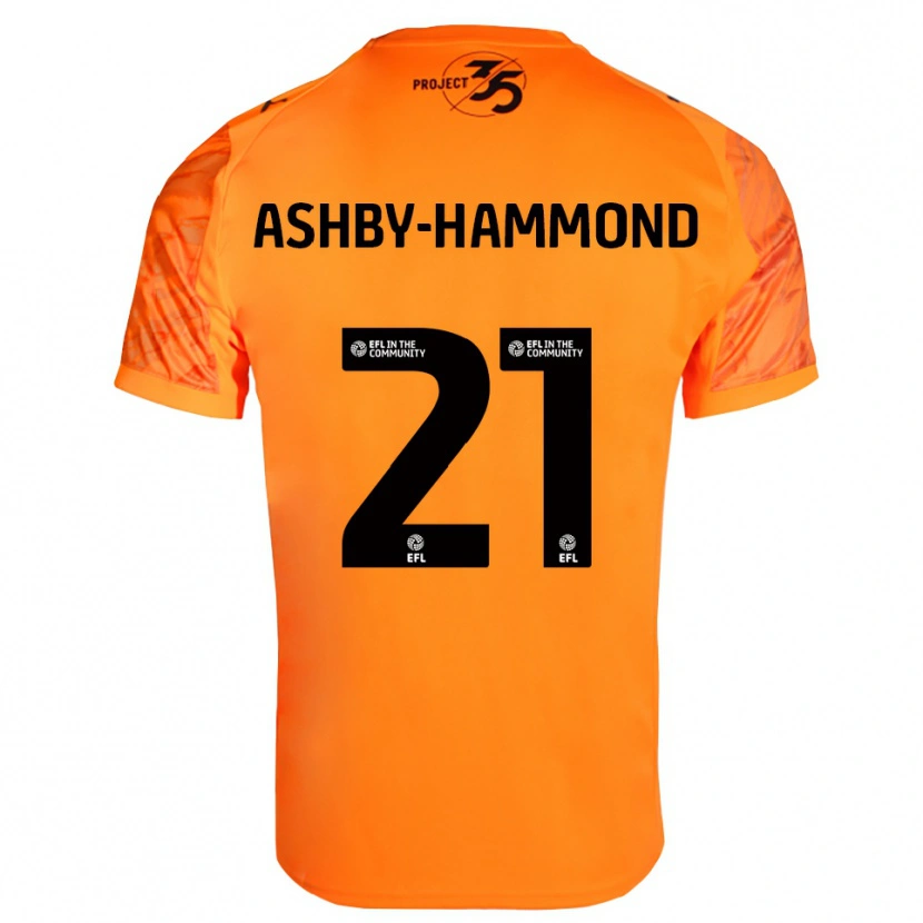 Danxen Donna Luca Ashby-Hammond #21 Maglia Gara Portiere Nero Arancione 2025/26 Maglietta