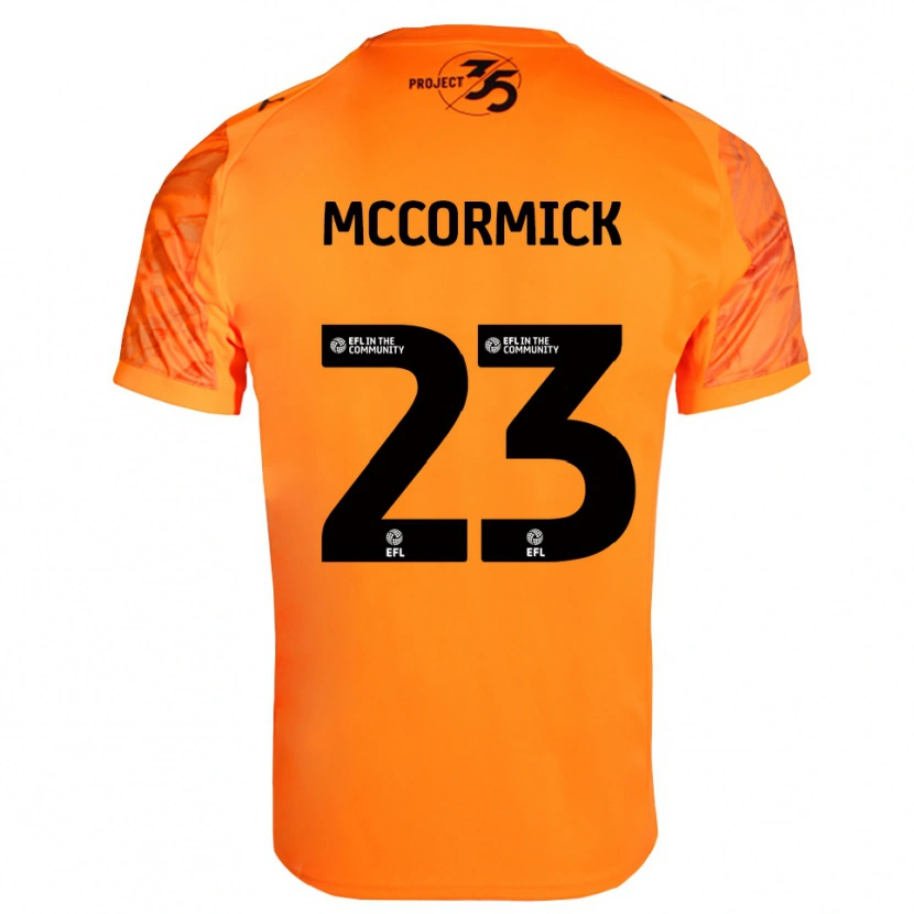 Danxen Donna Leo McCormick #23 Maglia Gara Portiere Nero Arancione 2025/26 Maglietta