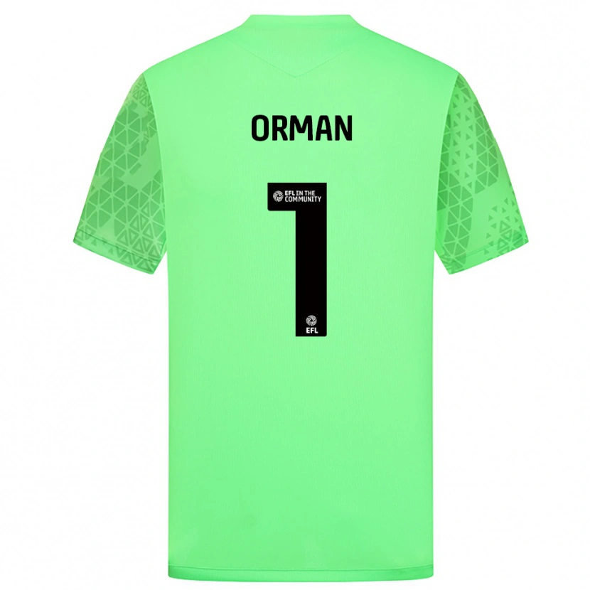 Danxen Donna Emily Orman #1 Maglia Gara Portiere Verde Chiaro 2025/26 Maglietta