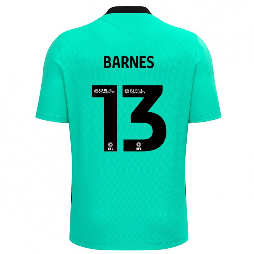 Danxen Donna Callum Barnes #13 Maglia Gara Portiere Turchese 2025/26 Maglietta