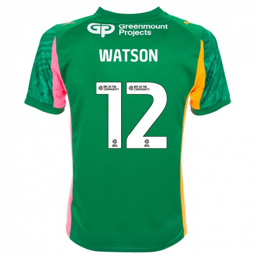 Danxen Donna Tom Watson #12 Maglia Gara Portiere Verde Rosa Arancione 2025/26 Maglietta