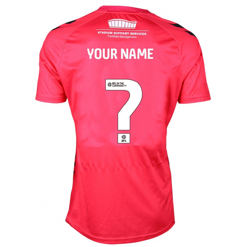 Danxen Donna Wycombe Wanderers Maglia Gara Portiere Bianco Rosso 2025/26 Maglietta