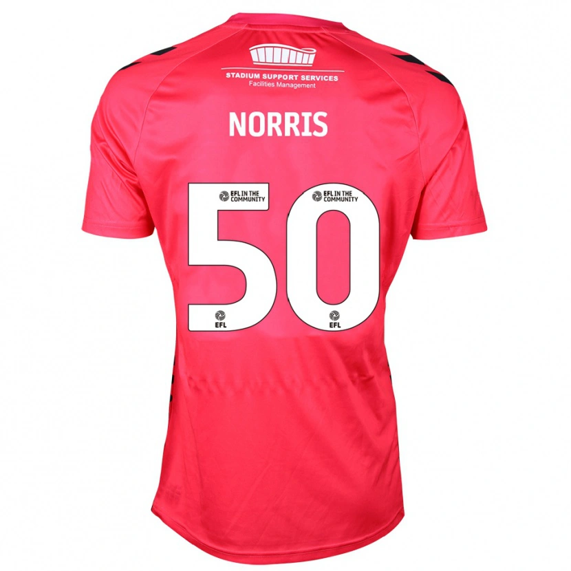Danxen Donna Will Norris #50 Maglia Gara Portiere Bianco Rosso 2025/26 Maglietta